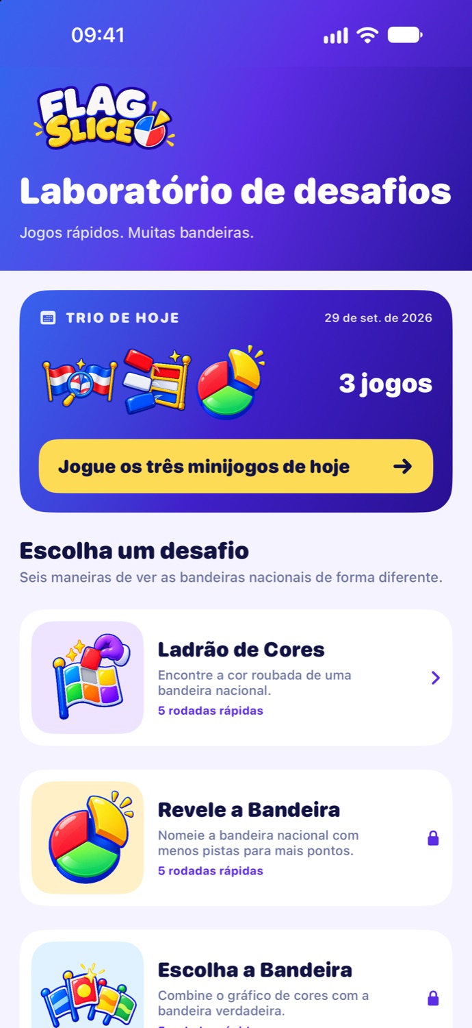 Laboratório de desafios e minijogos