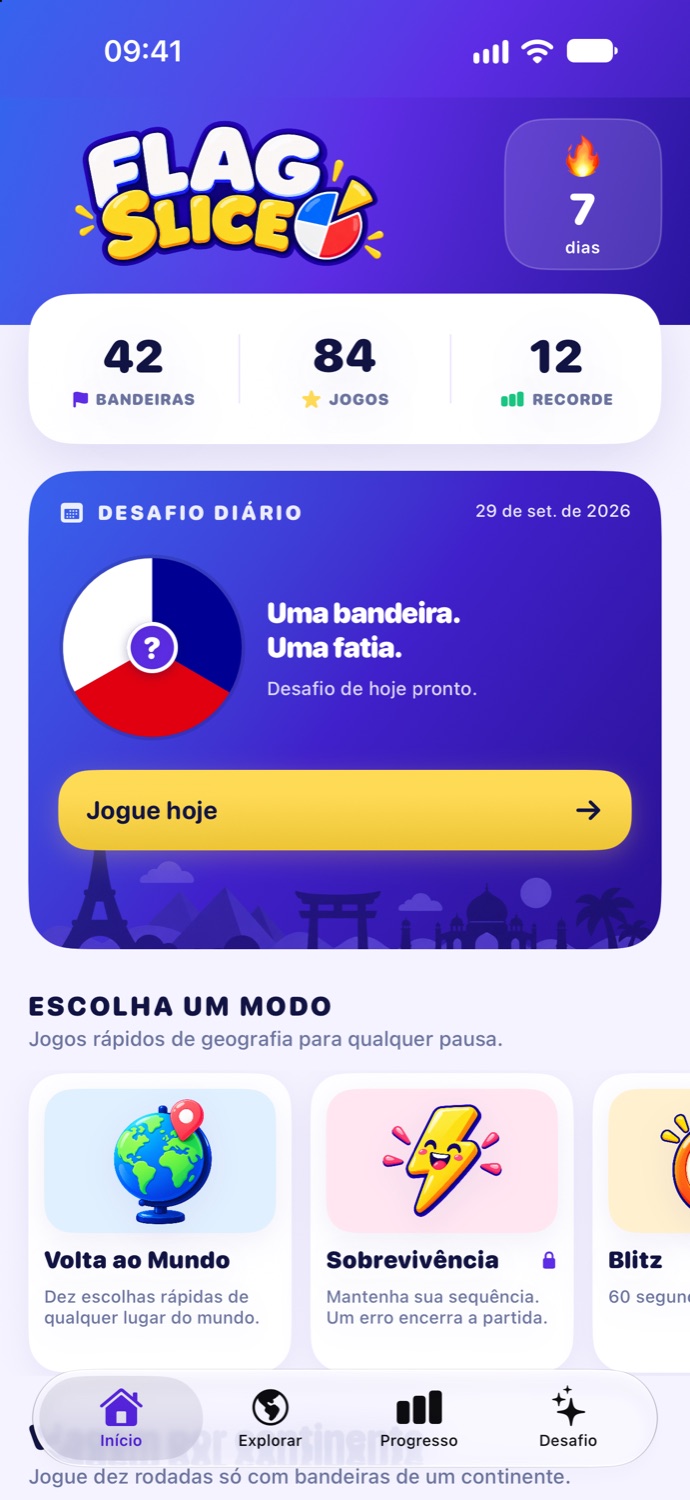 Desafio Diário e modos de jogo