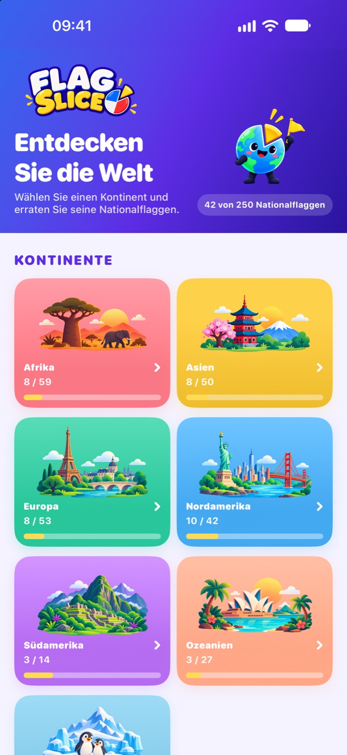 Entdecken Sie die Welt